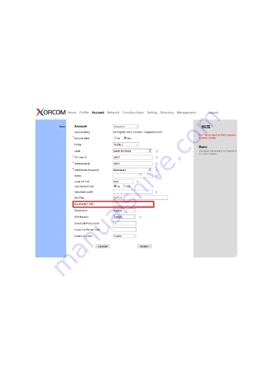 Xorcom UC912G User Manual Download Page 114