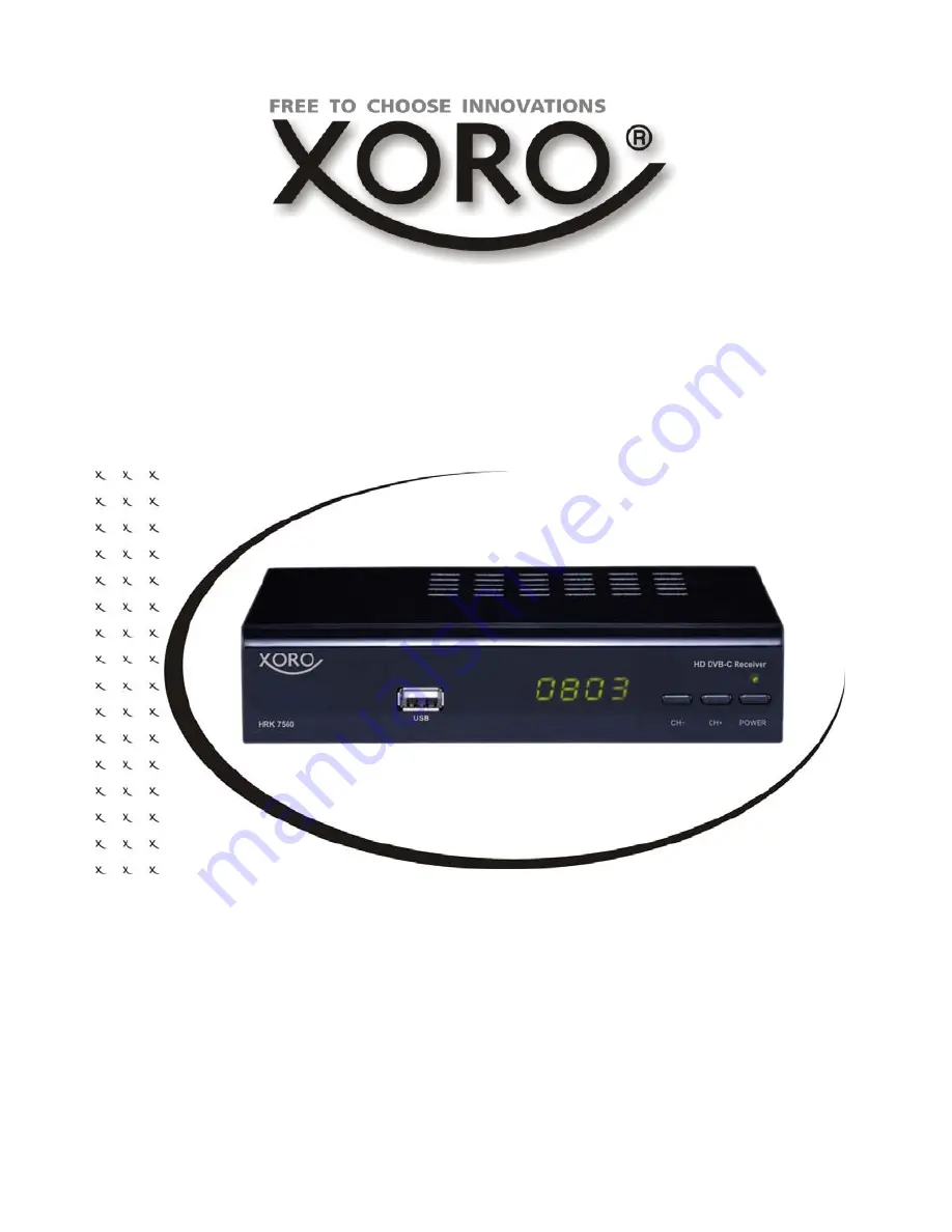 Xoro HRK 7560 User Manual Download Page 1