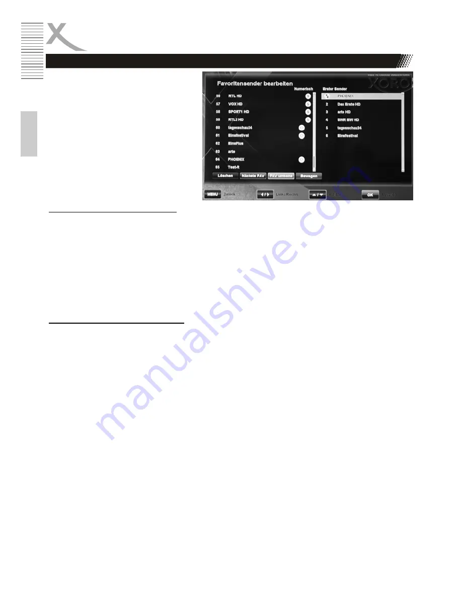 Xoro HRM 8760 CI+ User Manual Download Page 26