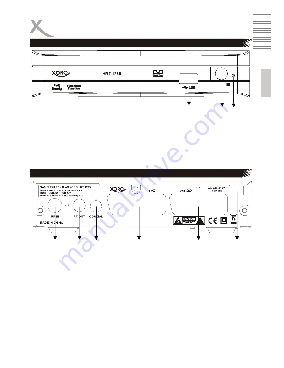 Xoro HRT 1285 Скачать руководство пользователя страница 9