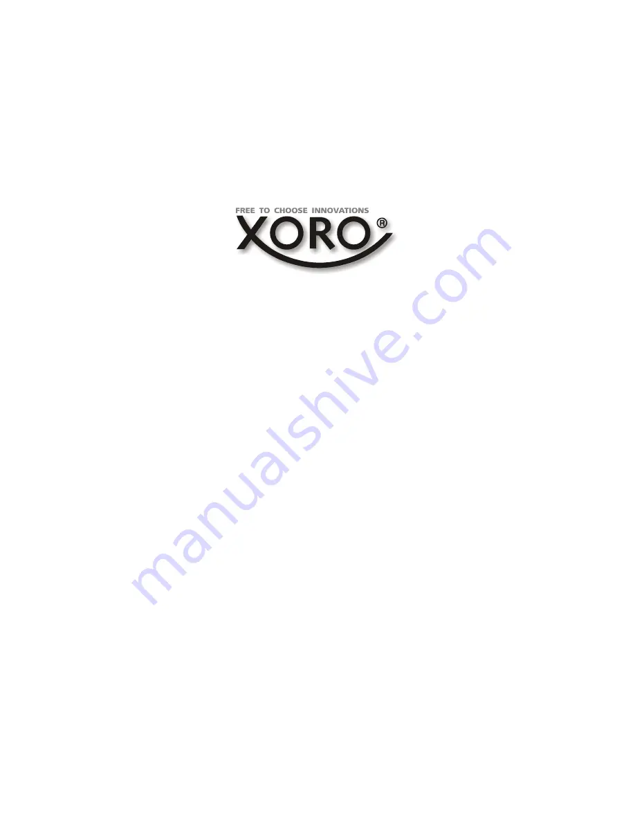 Xoro HSD 2200 Operation Manual Download Page 59