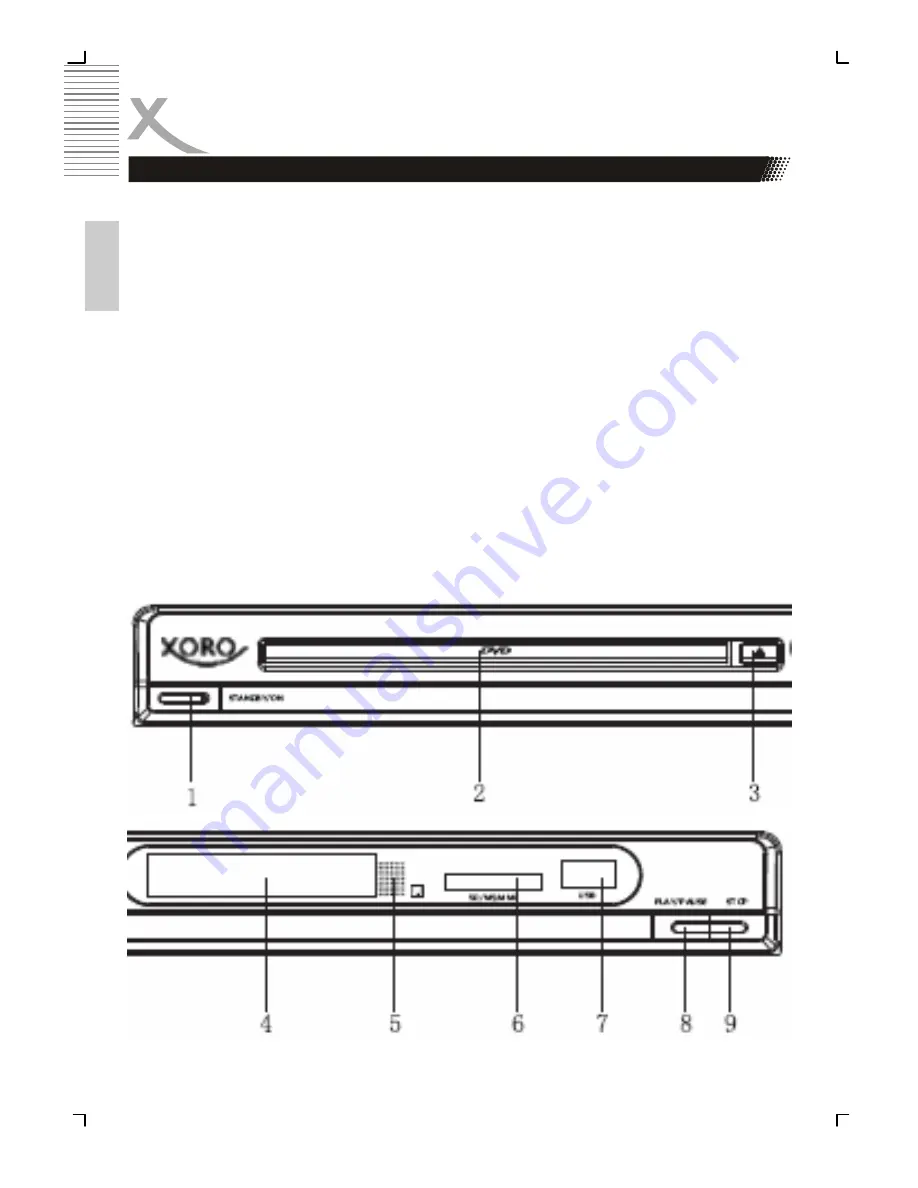 Xoro HSD 8405 Operation Manual Download Page 10