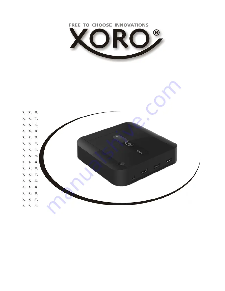 Xoro HST 550S Quick Start Manual Download Page 1