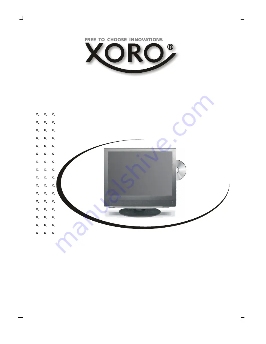 Xoro HTC 1525D Operation Manual Download Page 1