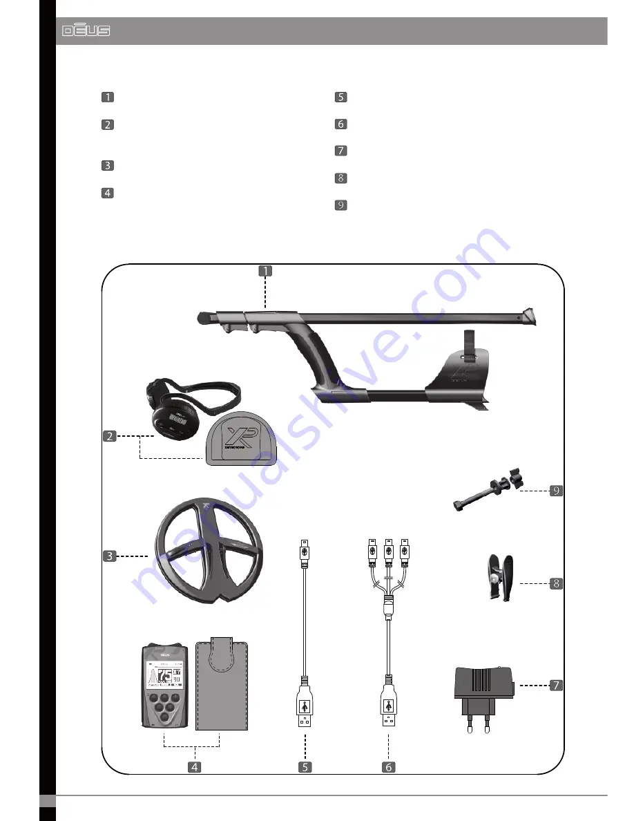 XP Metal Detectors DEUS Скачать руководство пользователя страница 6
