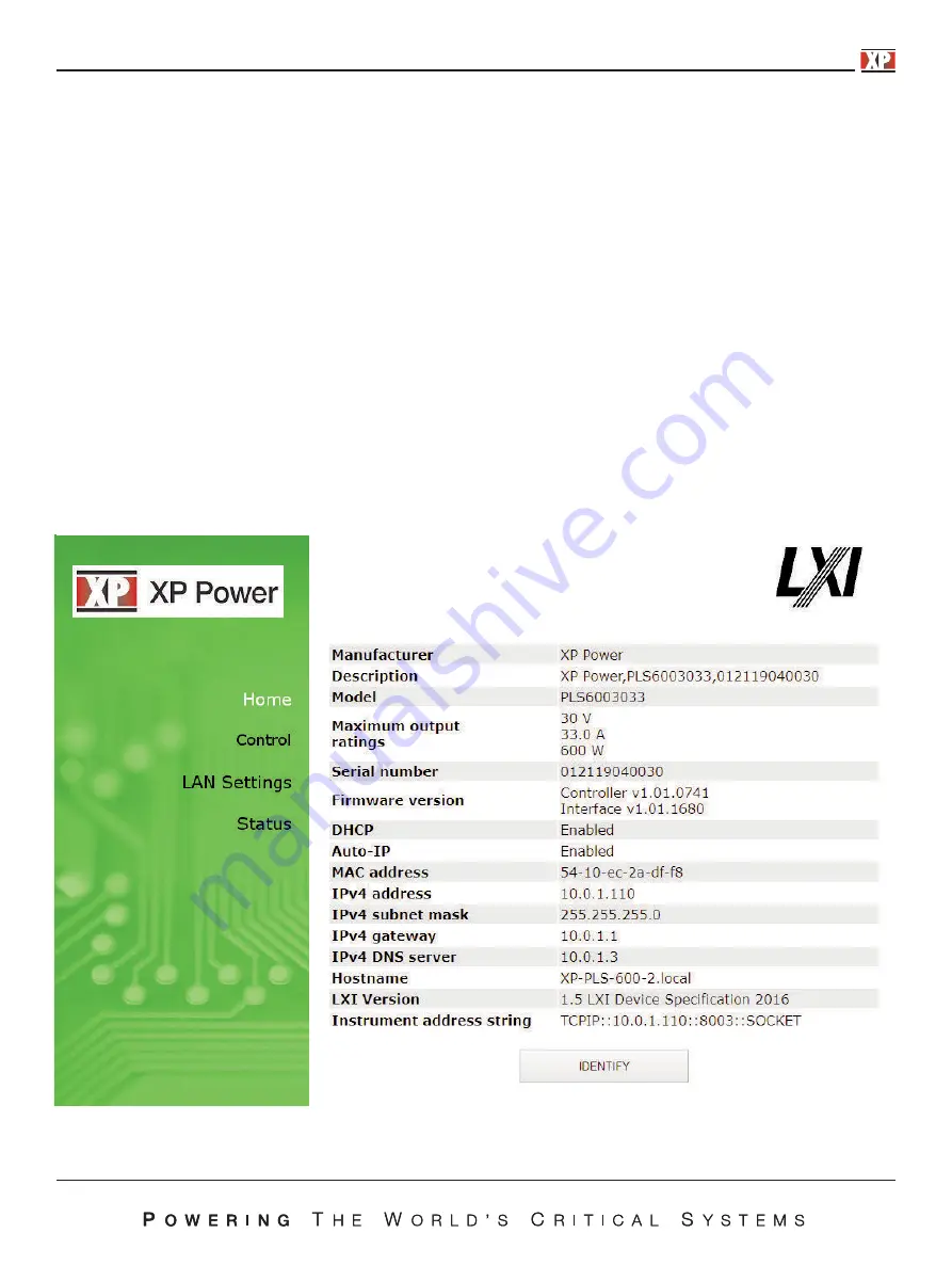 XP PLS600 Series User Manual Download Page 35