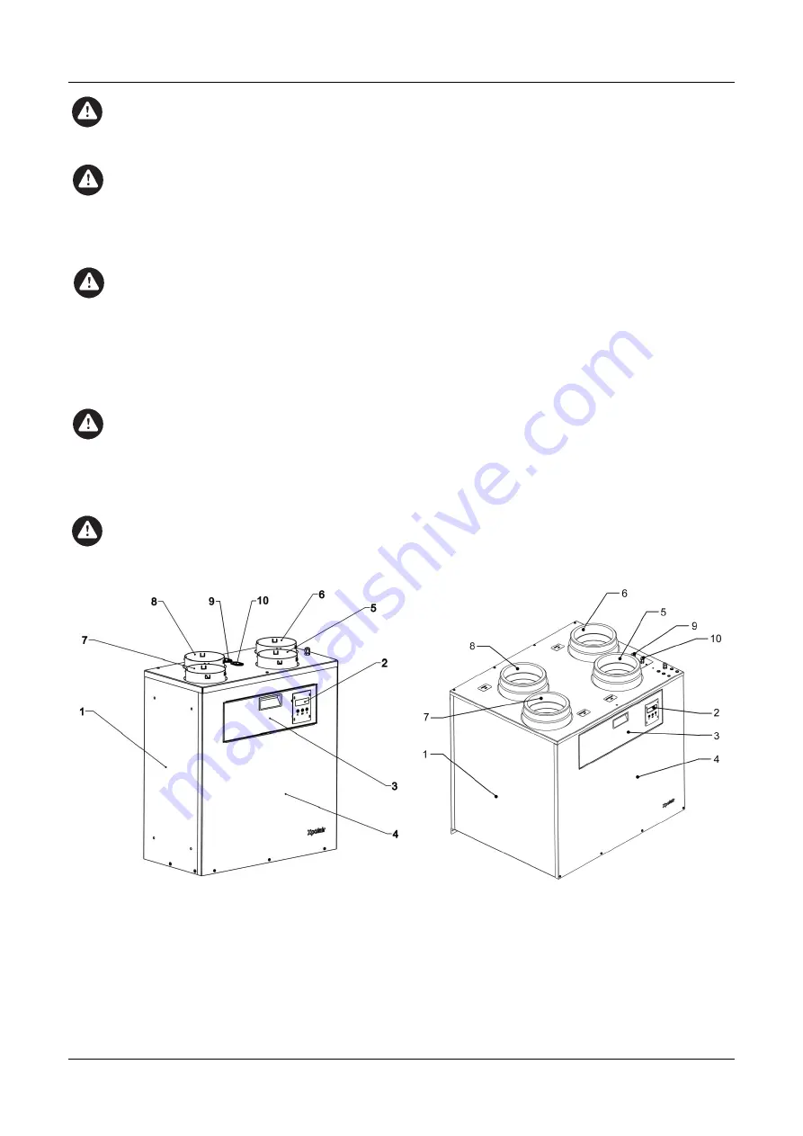 Xpelair Natural Air PH 180 Installation Manual Download Page 6