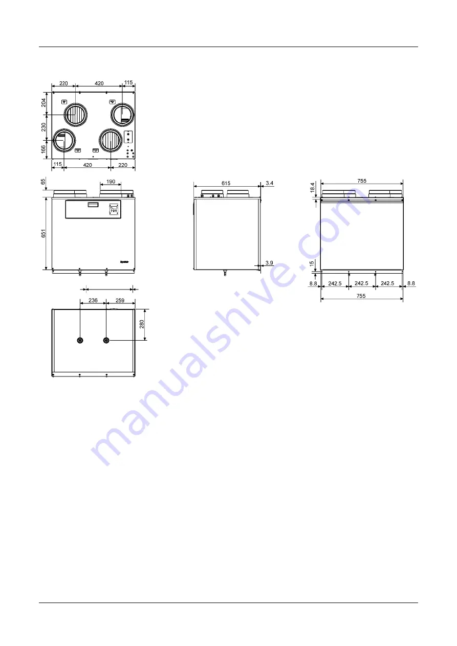 Xpelair Natural Air PH 180 Installation Manual Download Page 11