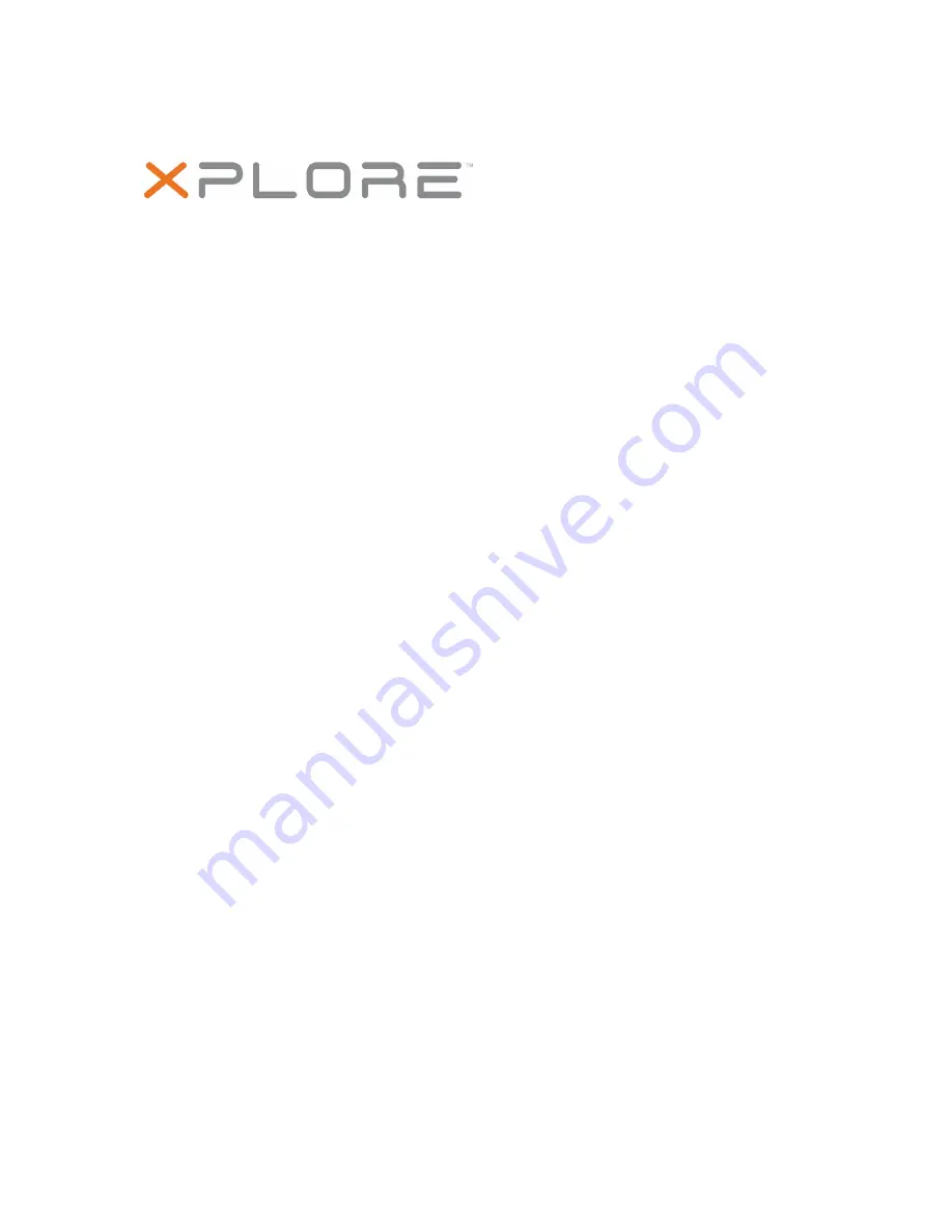 Xplore Xslate D10 User Manual Download Page 1