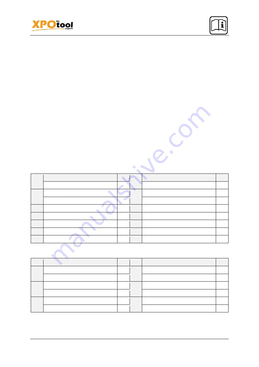 XPOtool 30261 User Manual Download Page 3