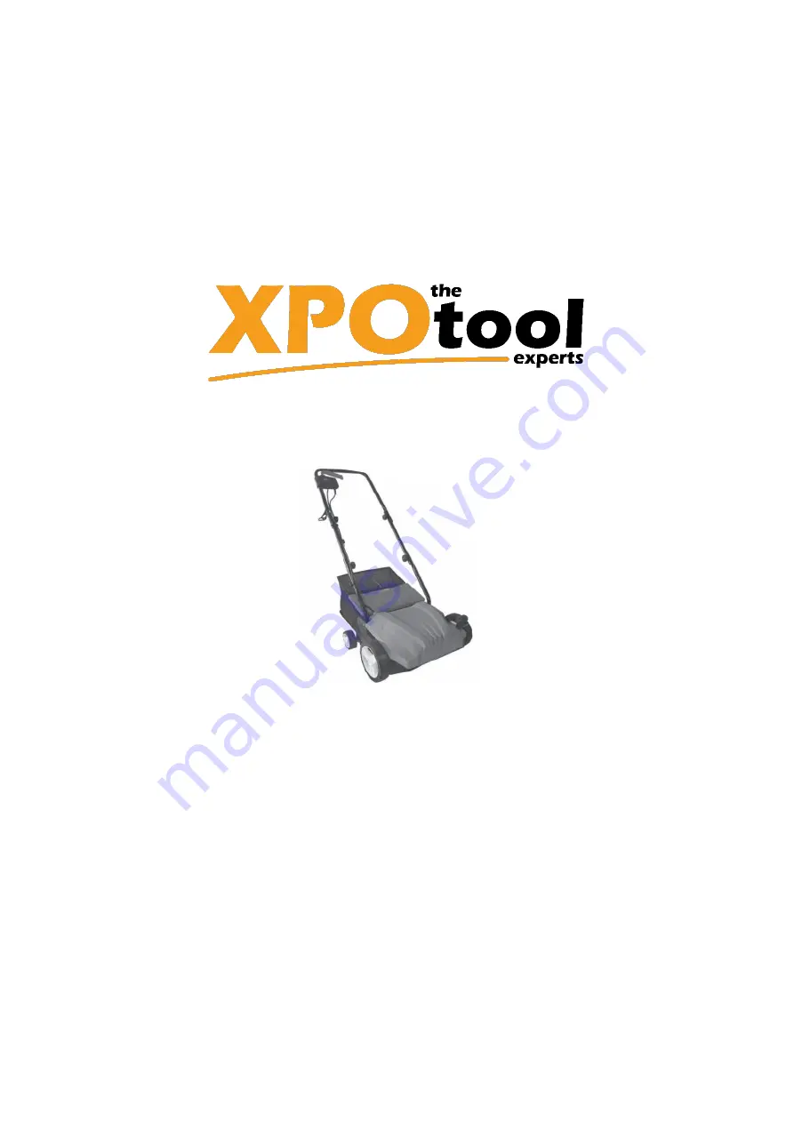 XPOtool 63016 Operation Manual Download Page 1