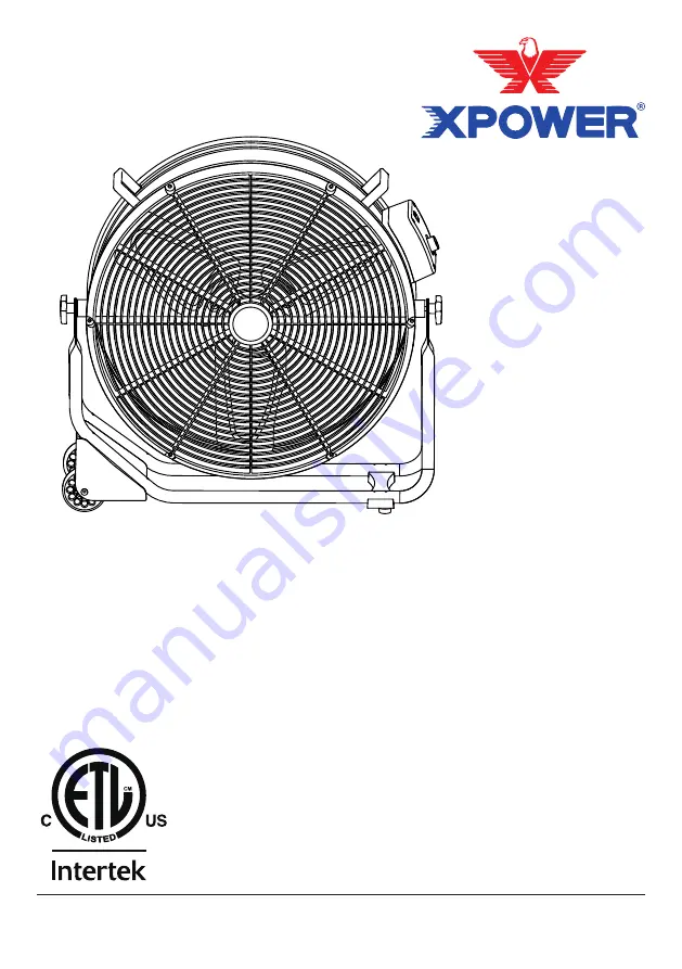 XPower FD-650DC Скачать руководство пользователя страница 1