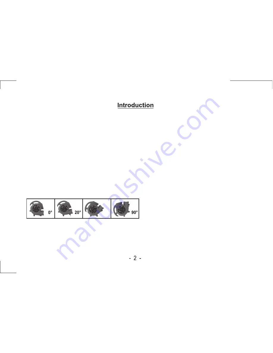 XPower P-200T Owner'S Manual Download Page 3