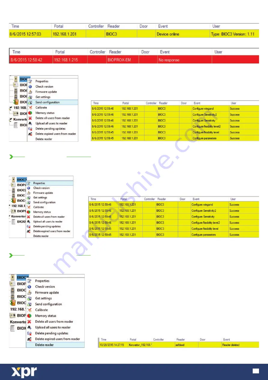 XPR Access BIOC3 V1 Скачать руководство пользователя страница 13