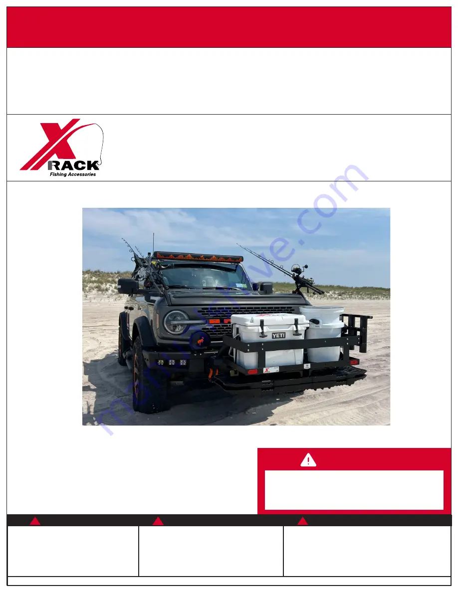 XRACK XR-RH-S-P Owner'S Manual And Safety Instructions Download Page 1