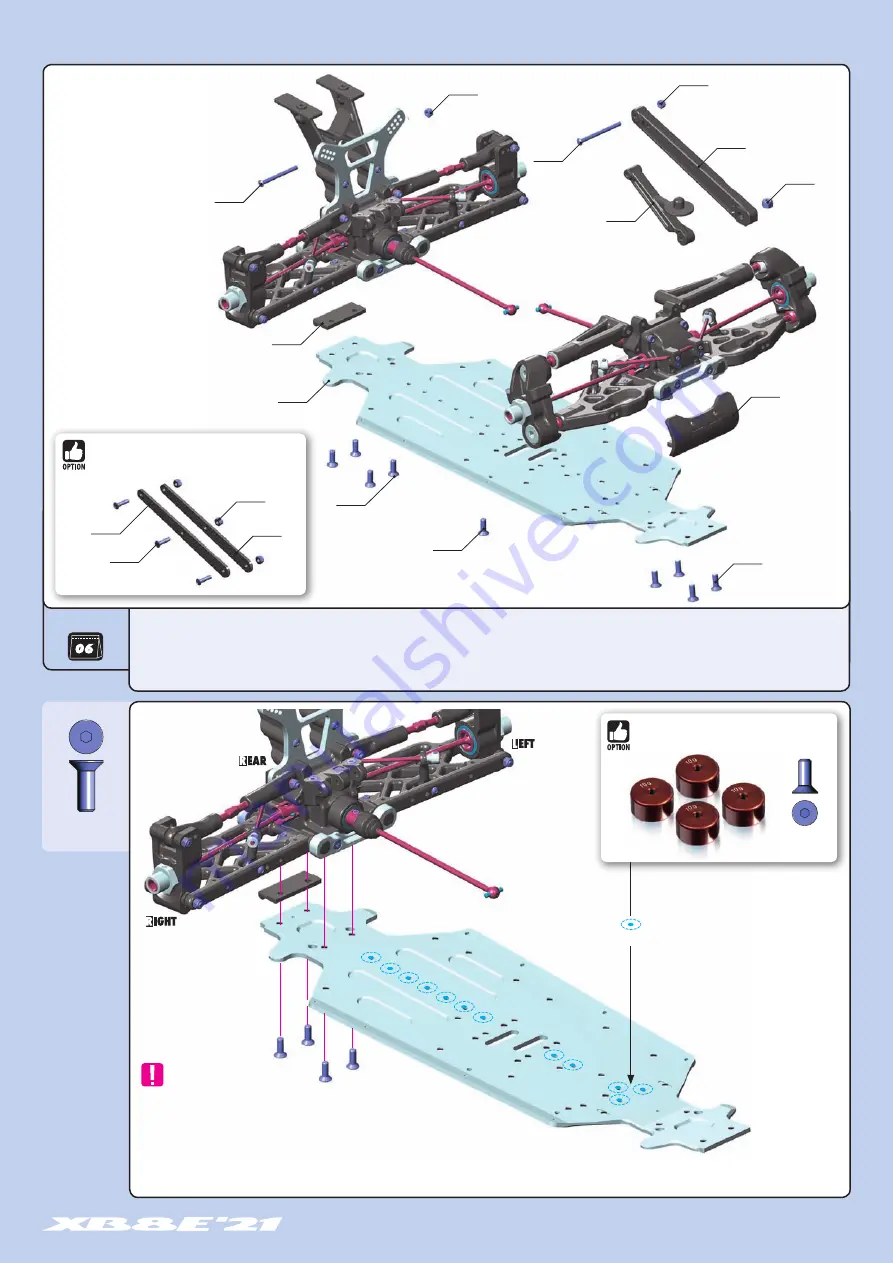 Xray XB8E'21 Instruction Manual Download Page 25