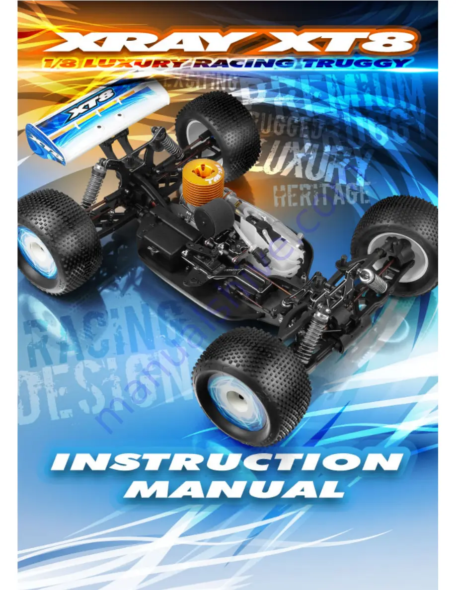 Xray XT8 Instruction Manual Download Page 1