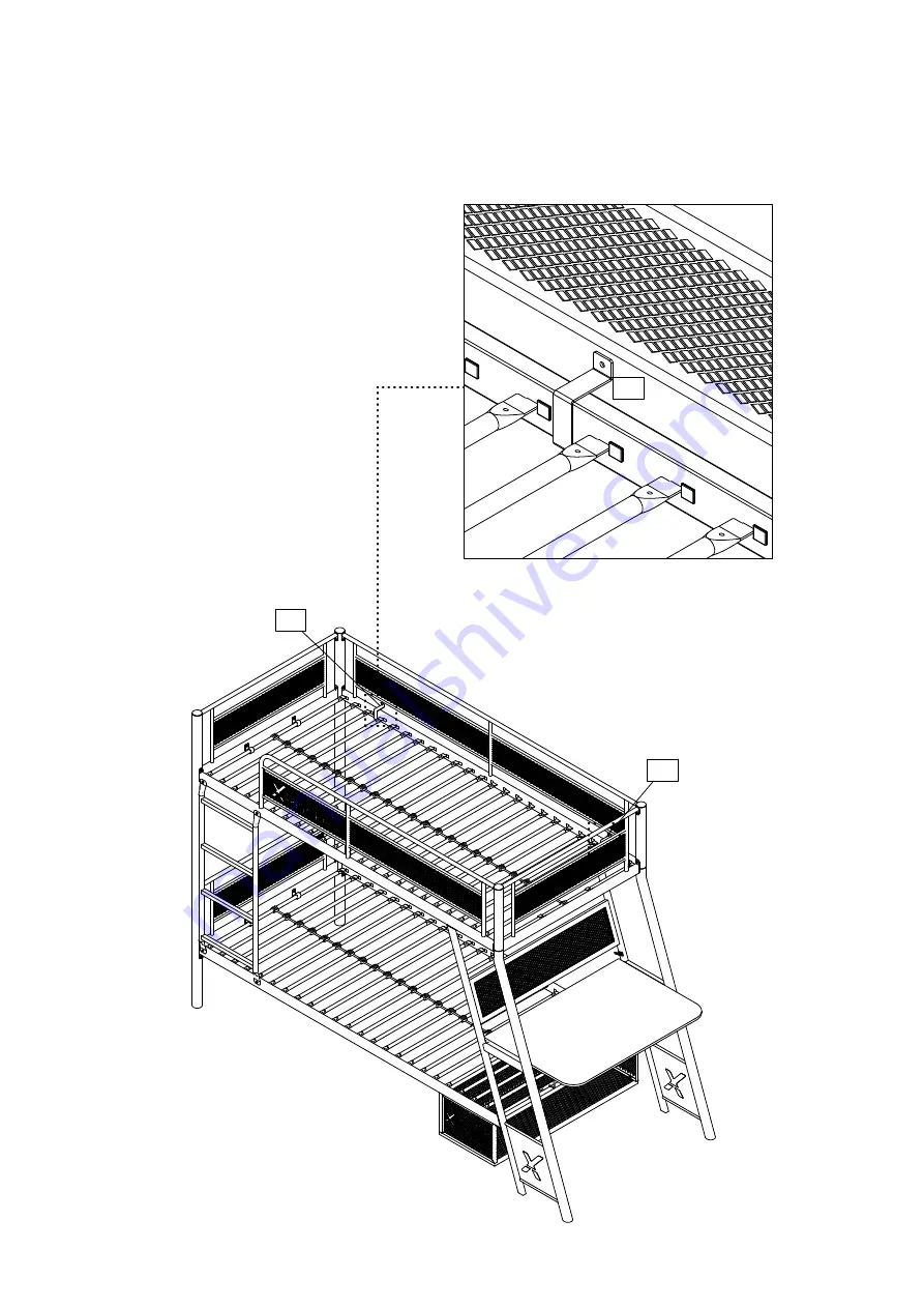 XROCKER ARMADA DUAL BUNK Assembly Instructions Manual Download Page 17