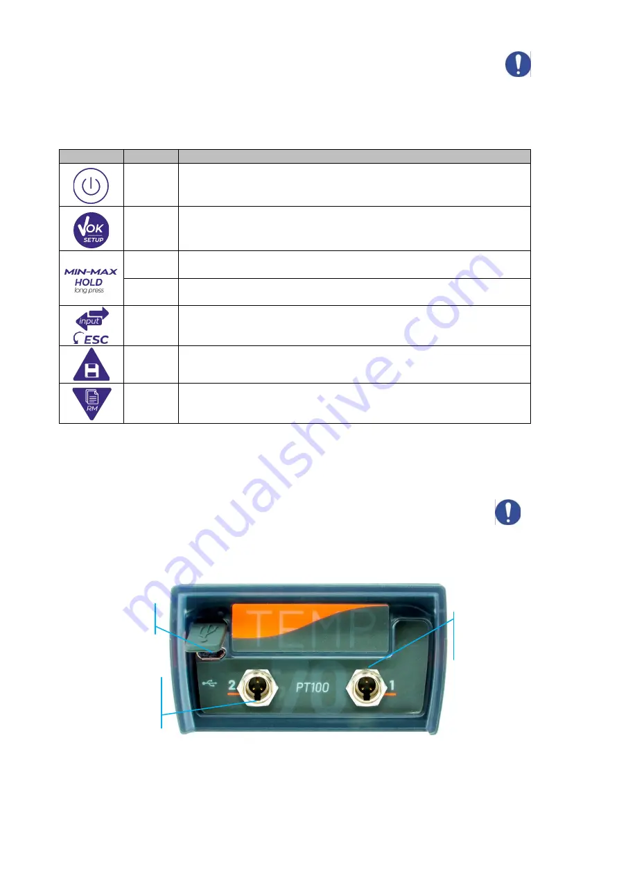 XS Instruments Temp70 PT100 vio Instruction Manual Download Page 10