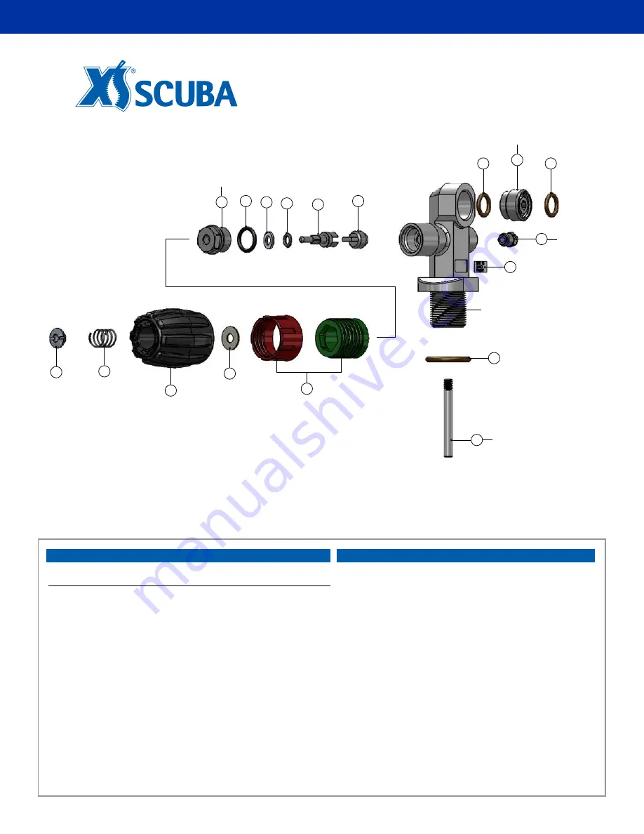 XS Scuba VX200-N-VI Series Service Manual Download Page 9