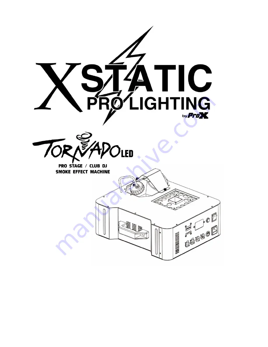 Xstatic TORNADO LED User Manual Download Page 1