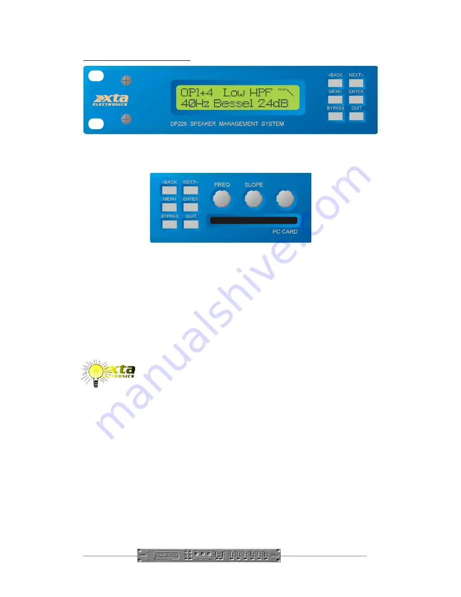 XTA DP224 Operator'S Manual Download Page 22