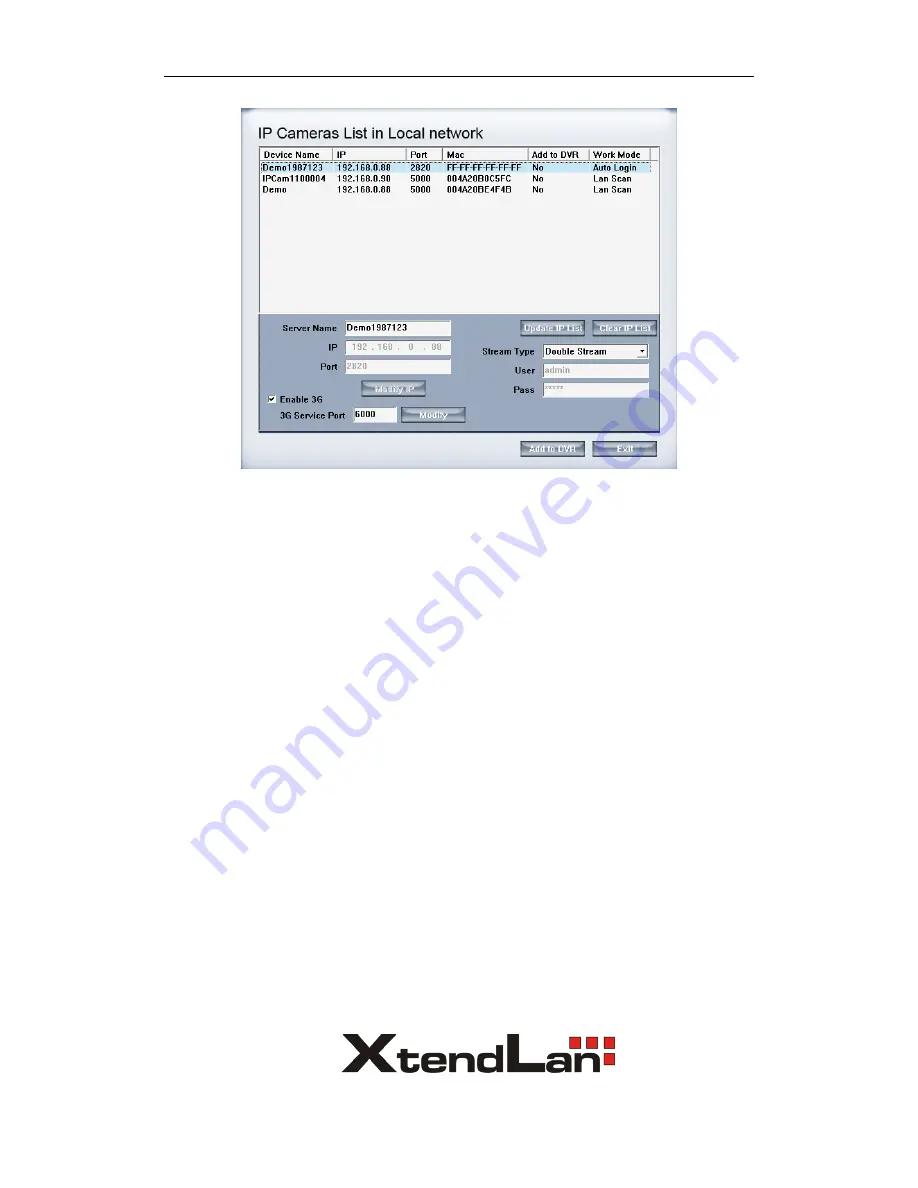 XtendLan Hybrid NDVR system Скачать руководство пользователя страница 126