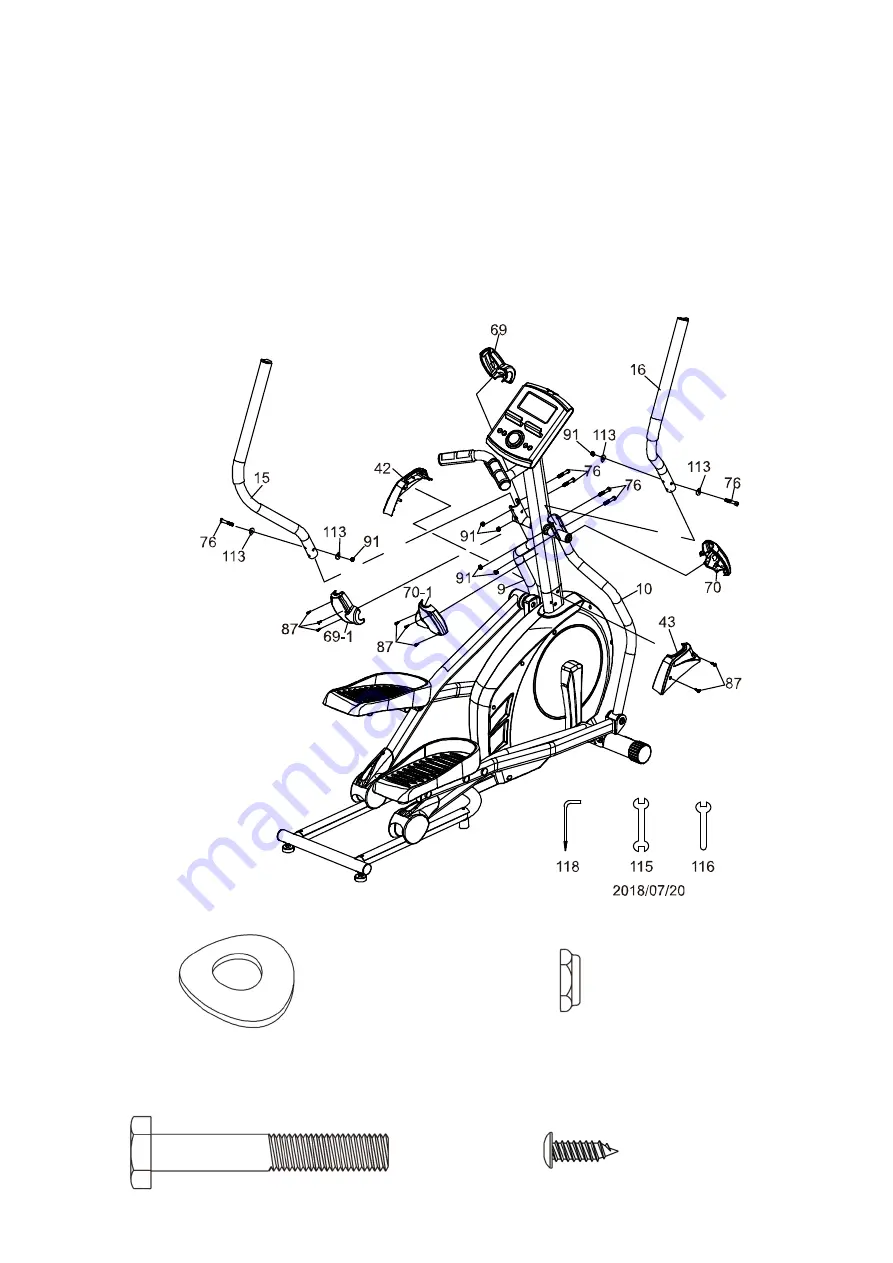 Xterra Elliptical XE 78 User Manual Download Page 8