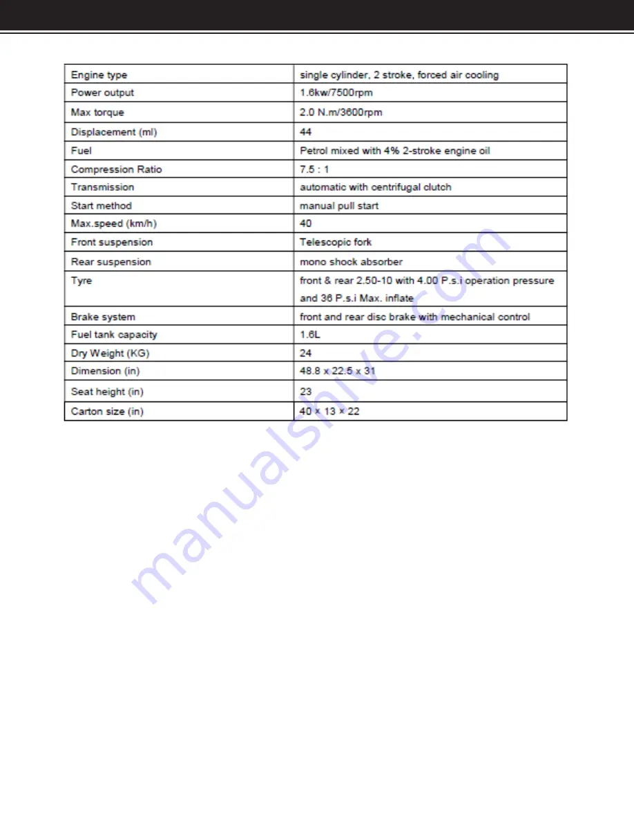 XtremepowerUS 99782 Owner'S Manual And Safety Instructions Download Page 10