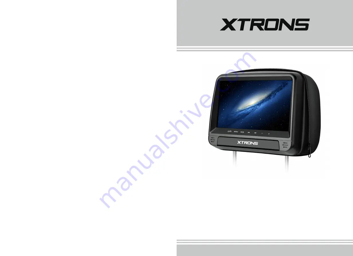 Xtrons HD923 Black User Manual Download Page 1