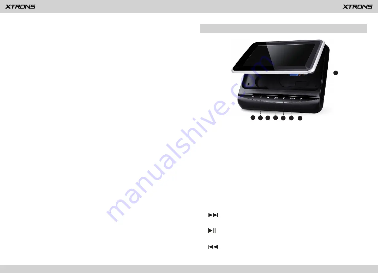 Xtrons HR102 User Manual Download Page 6