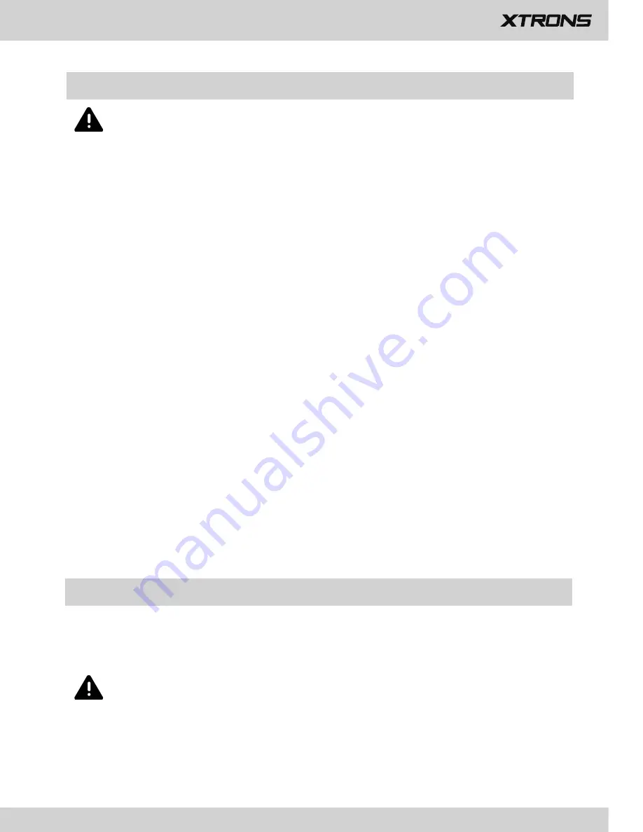 Xtrons TD102G-D719G User Manual Download Page 6