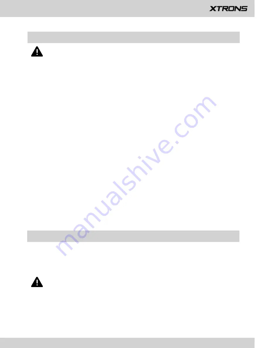 Xtrons TD626ABD User Manual Download Page 5