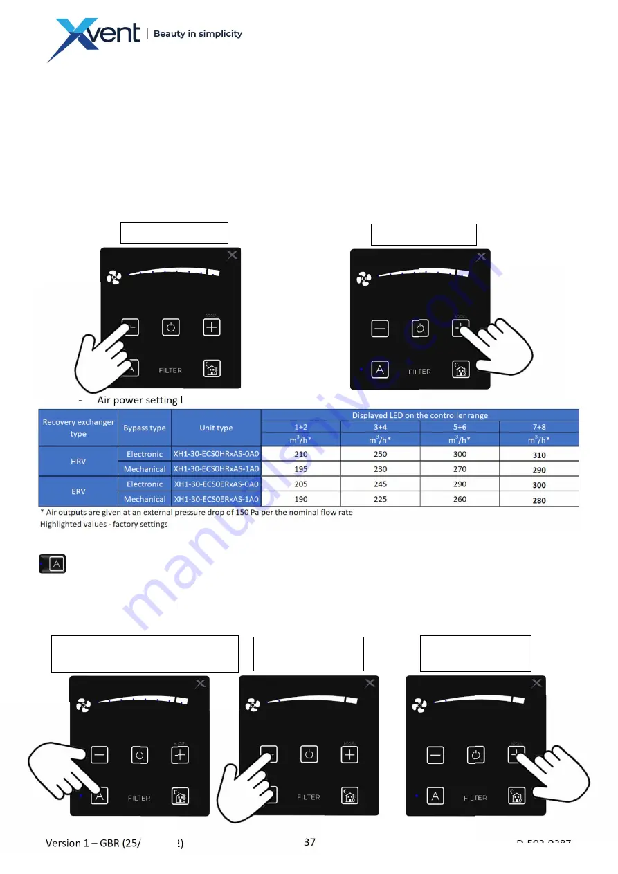 Xvent XH1-30-ECS0HRPAS-0A0 Скачать руководство пользователя страница 37