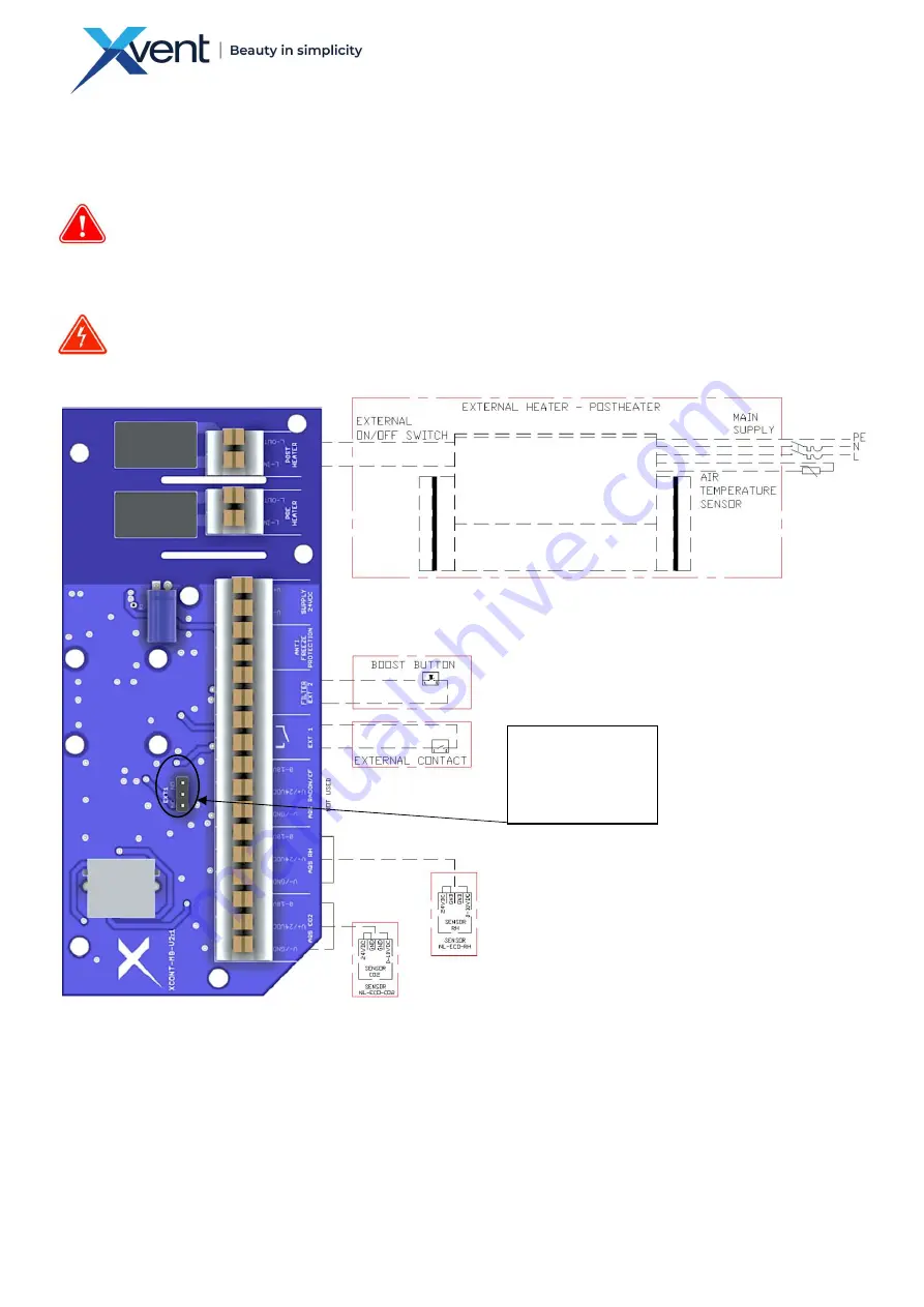 Xvent XHOUSE-300 Installation And Operation Manual Download Page 26