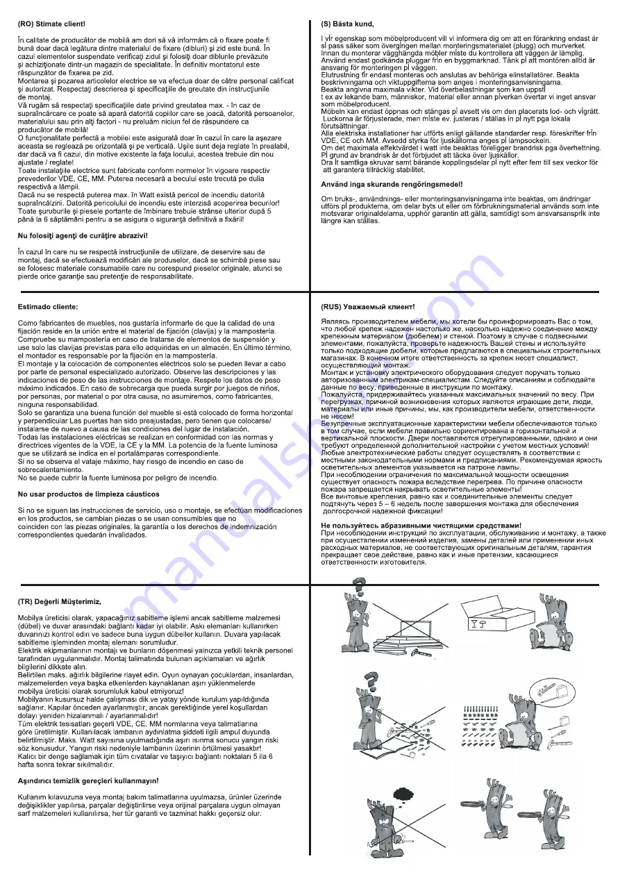 Xxxlutz OLIVER X03A5T20 Installation Instructions Manual Download Page 7