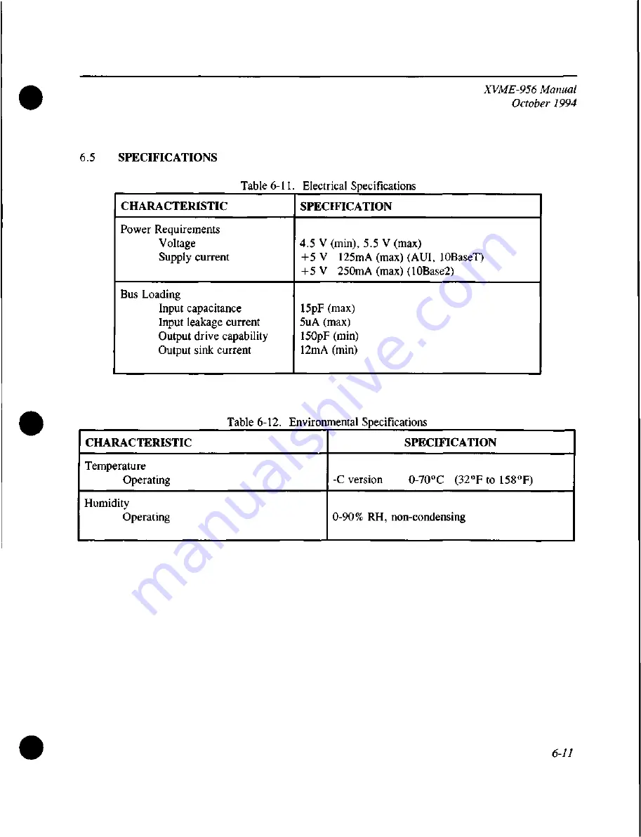 Xycom XVME-956 Series Manual Download Page 106