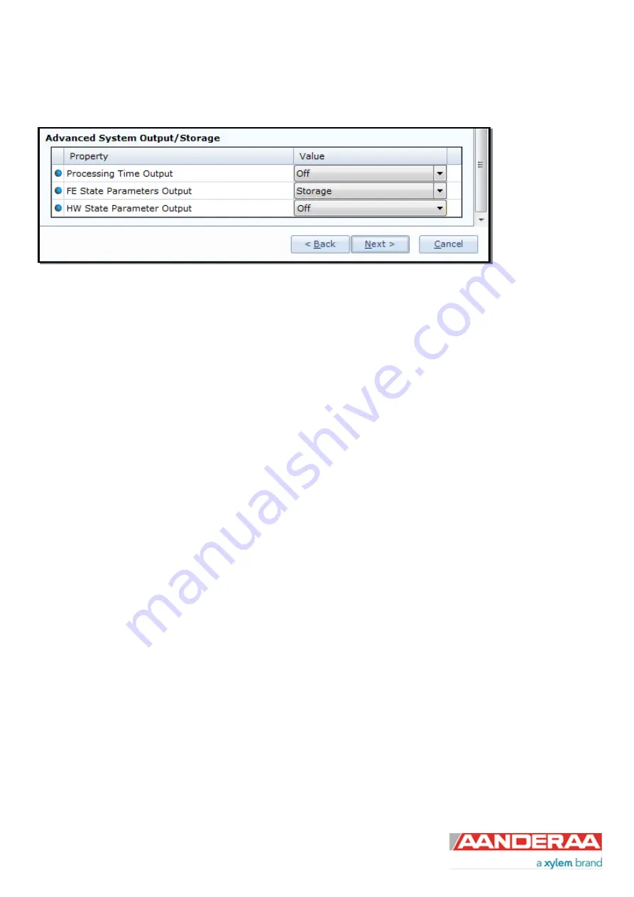 Xylem Aanderaa Motus 5729 Operating Manual Download Page 55