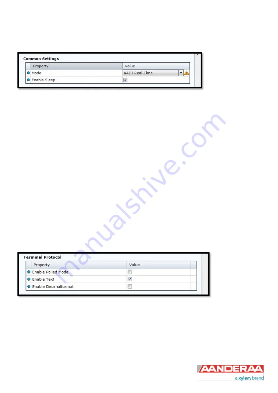 Xylem Aanderaa Motus 5729 Operating Manual Download Page 68