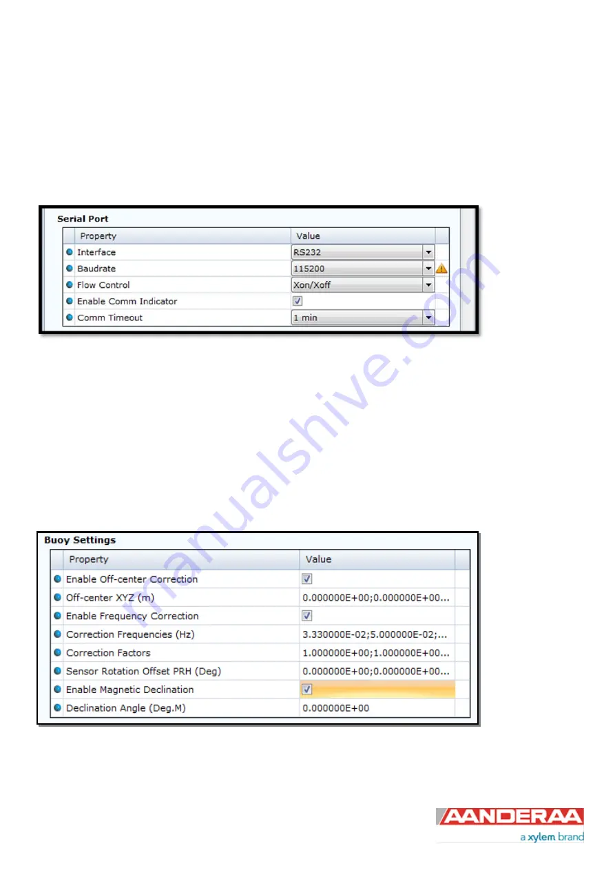 Xylem Aanderaa Motus 5729 Operating Manual Download Page 75