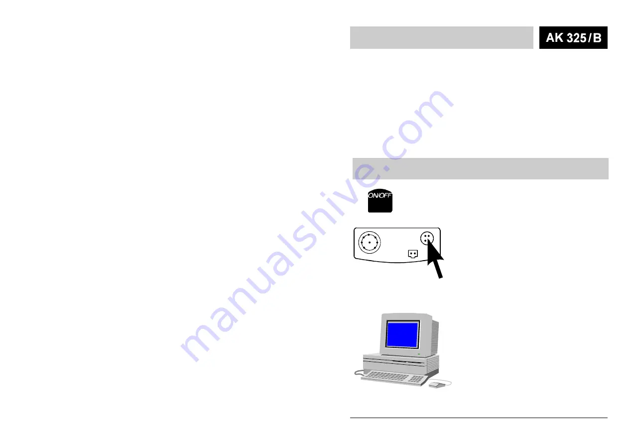 Xylem AK 325/B Instruction Manual Download Page 1