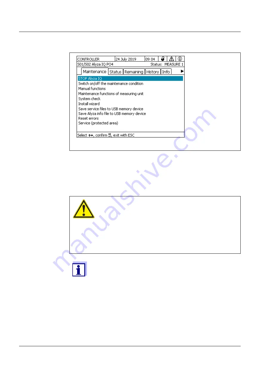 Xylem Alyza IQ PO4-XYZ Operation Manual Download Page 110