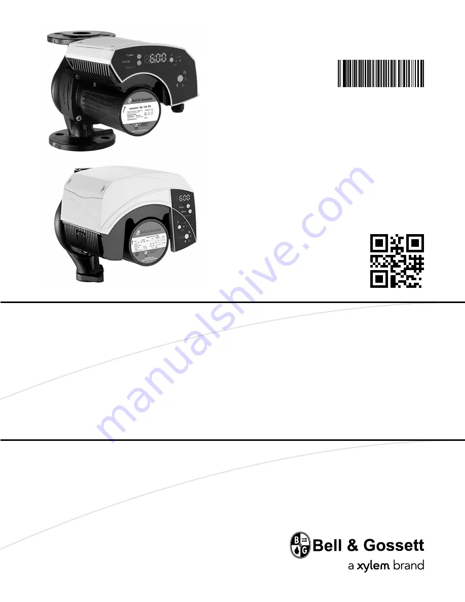 Xylem Bell & Gossett ecocirc XL Series Скачать руководство пользователя страница 1