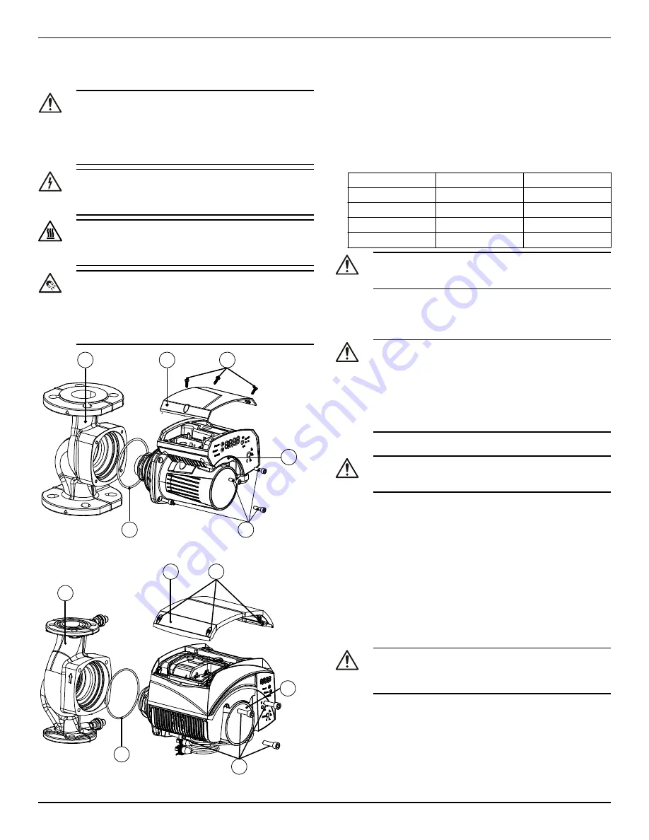 Xylem Bell & Gossett ecocirc XL Series Instruction Manual Download Page 8