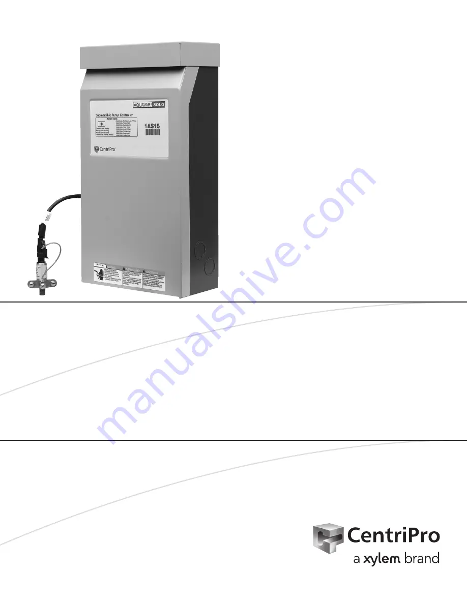 Xylem CentriPro Aquavar SOLO Instruction Manual Download Page 17