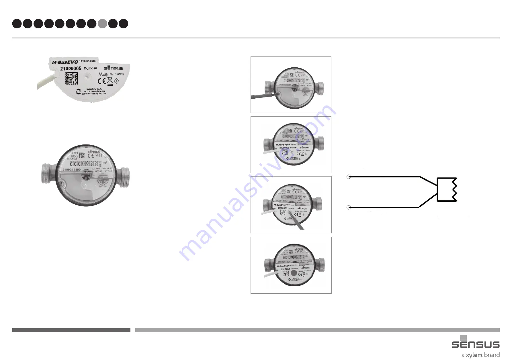 Xylem Domo M M-Bus Installation Manual Download Page 9