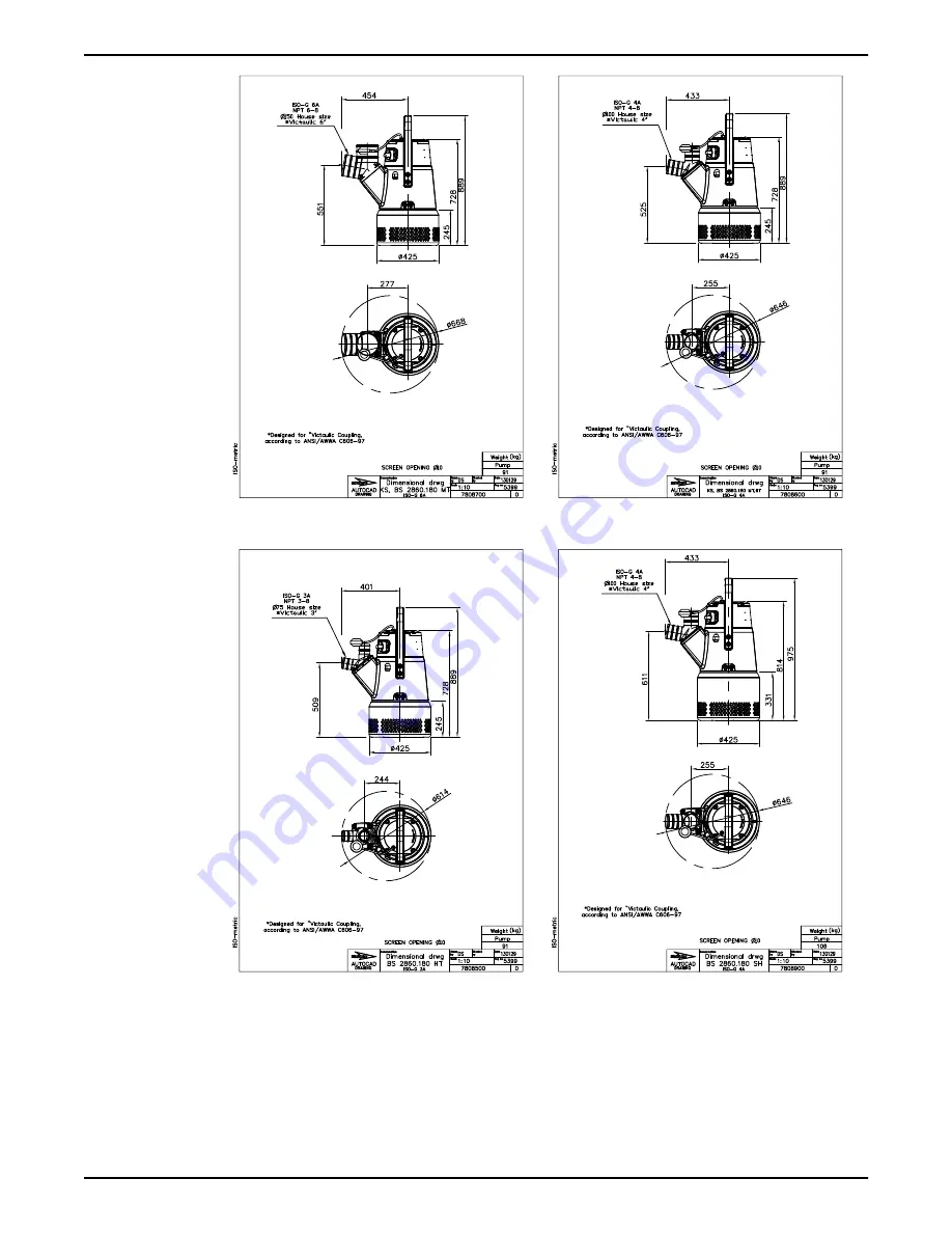 Xylem Flygt 2860.180 Installation, Operation And Maintenance Manual Download Page 50