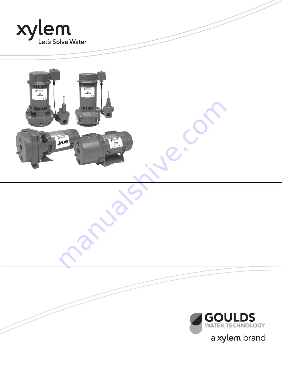 Xylem Goulds J Series Instruction Manual Download Page 13