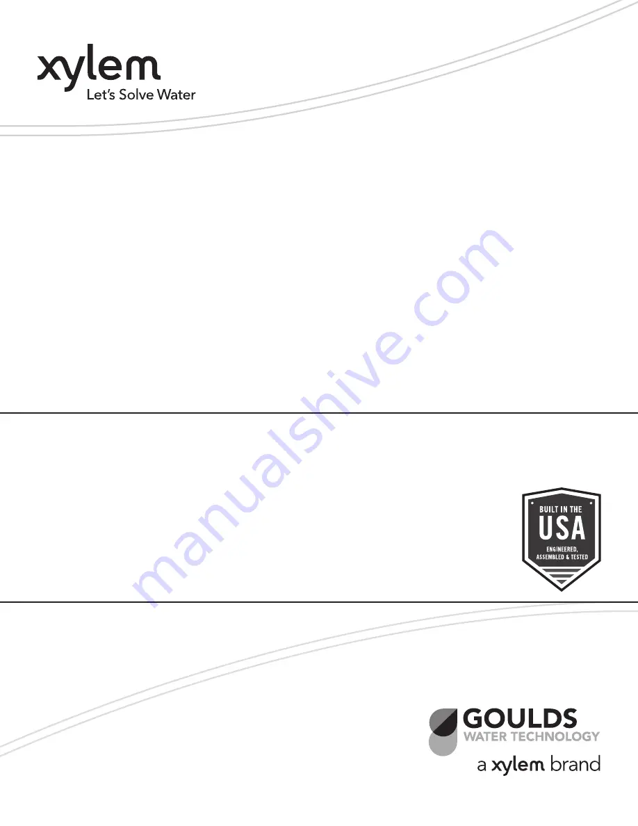 Xylem GOULDS RGS Series Скачать руководство пользователя страница 25