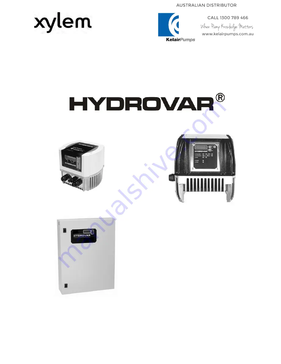 Xylem HYDROVAR HV2.1f Operating Instructions Manual Download Page 1